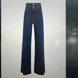 FRAME  triple binding palazzo jeans